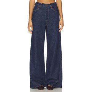 Agolde Dame Wide Leg Jeans Womens 29 Contemporary Y2K 90s Classic Denim Dark